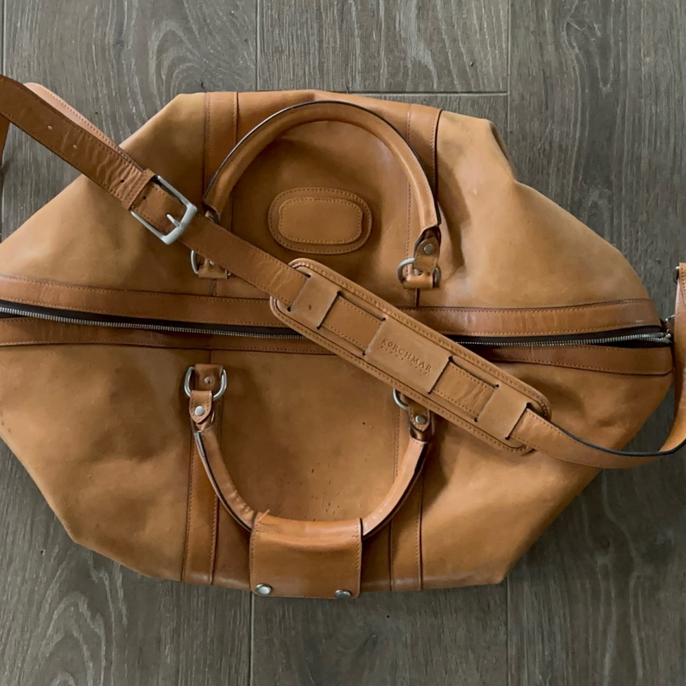 Korchmar Full Grain Leather Weekender Bag – Made in USA - Picture 11 of 11